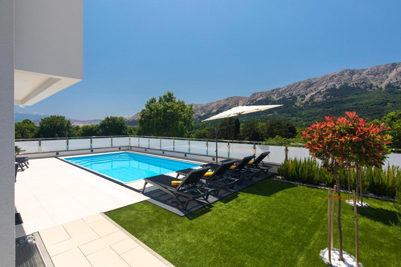 Villa Supernus With Heated Pool Baska  Exterior photo